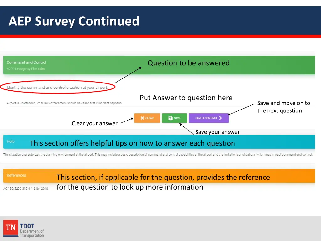 aep survey continued