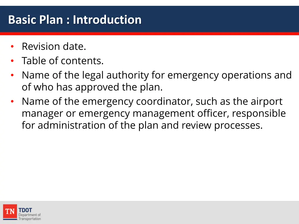 basic plan introduction