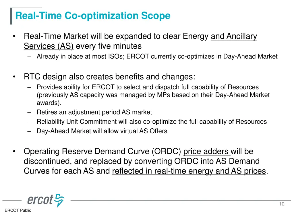 real time co optimization scope