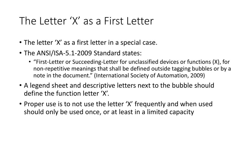 the letter x as a first letter