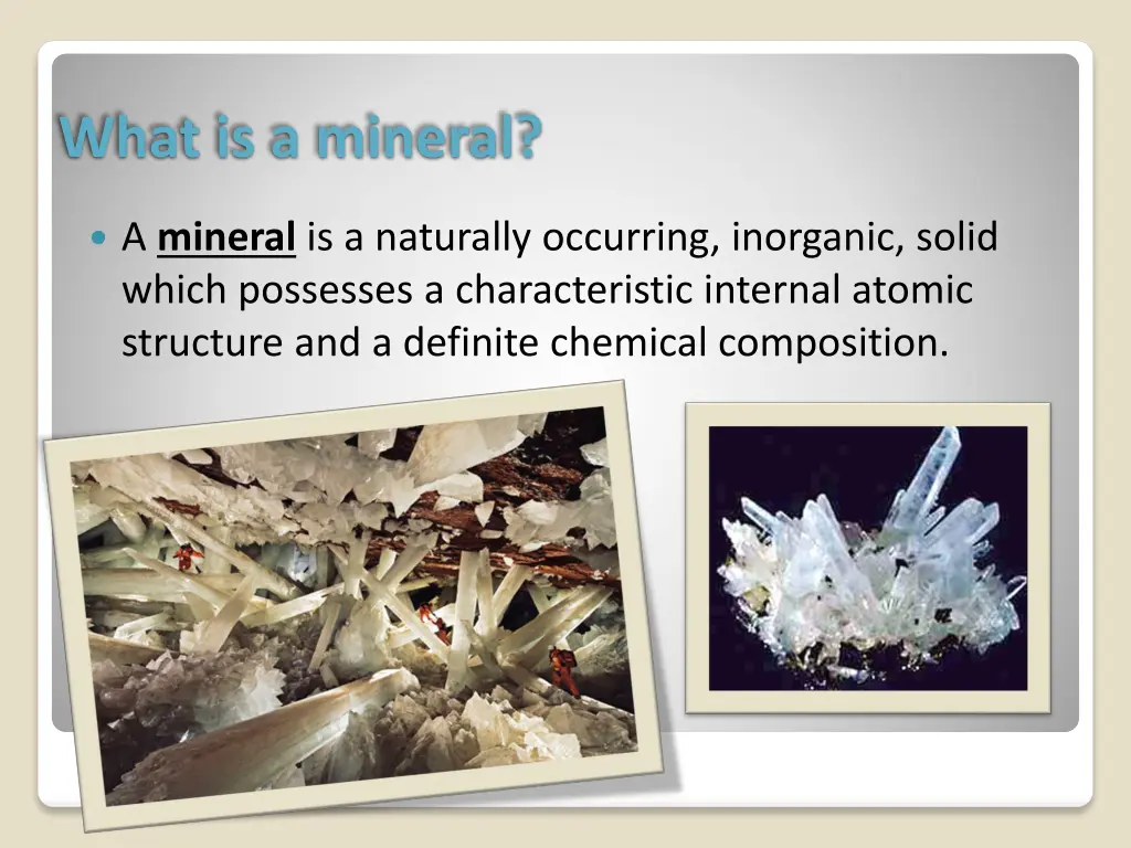 what is a mineral