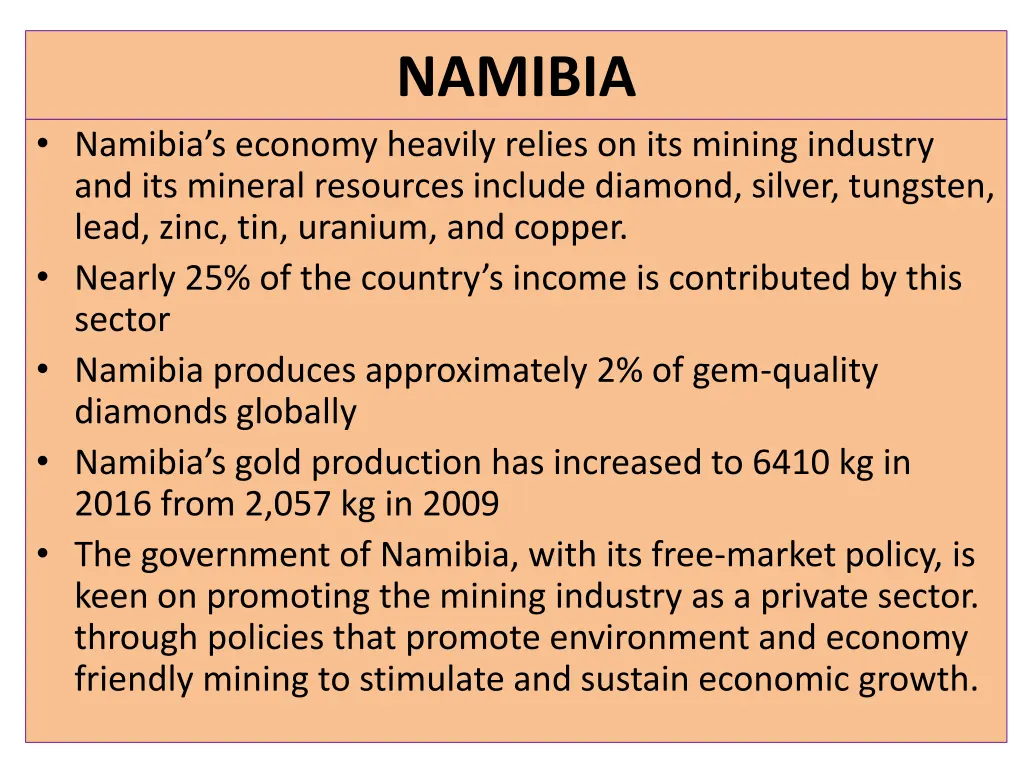 namibia