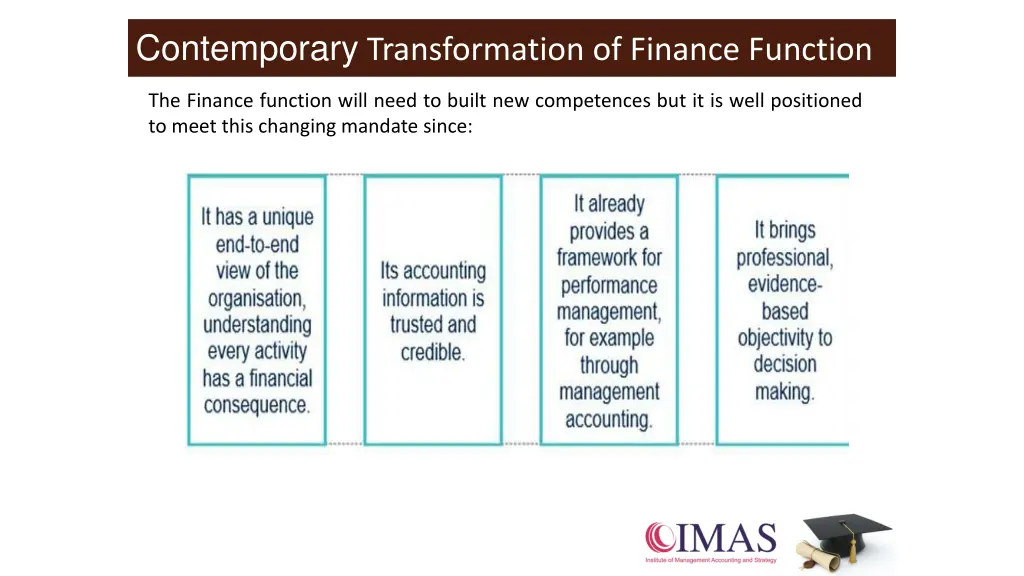 contemporary transformation of finance function 1