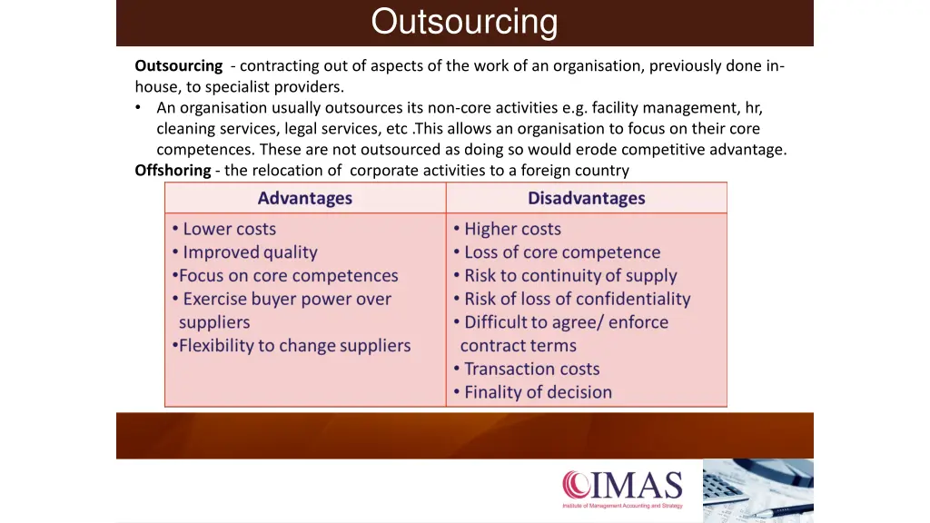 outsourcing