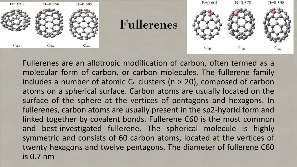 fullerenes