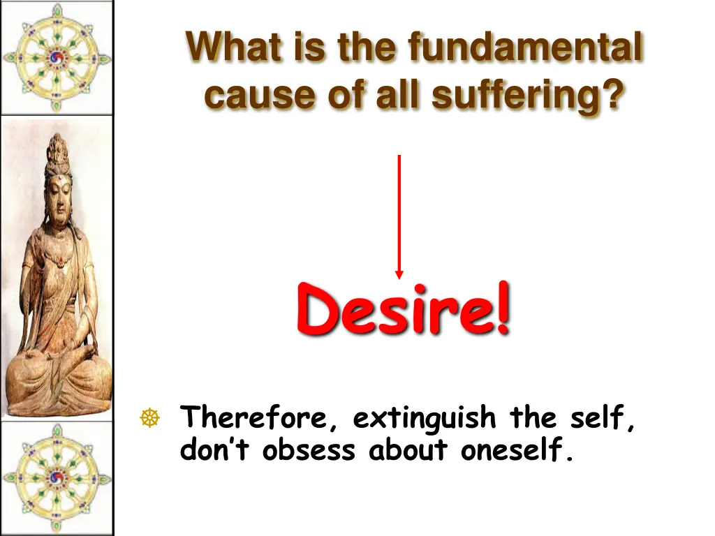 what is the fundamental cause of all suffering