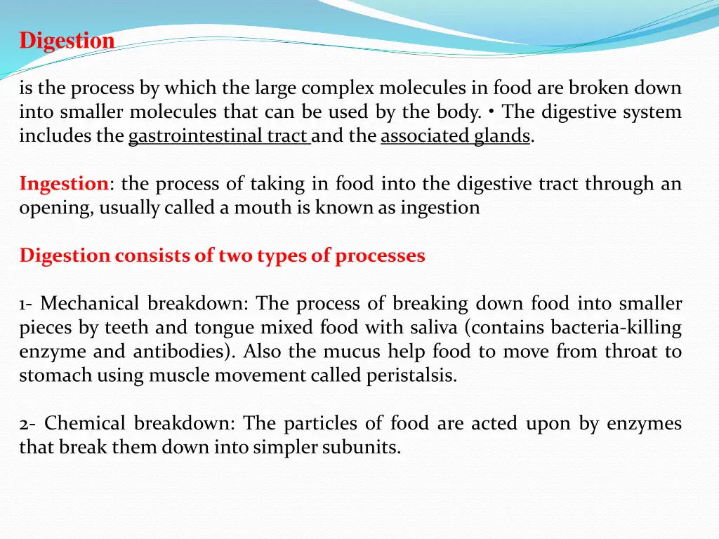 digestion