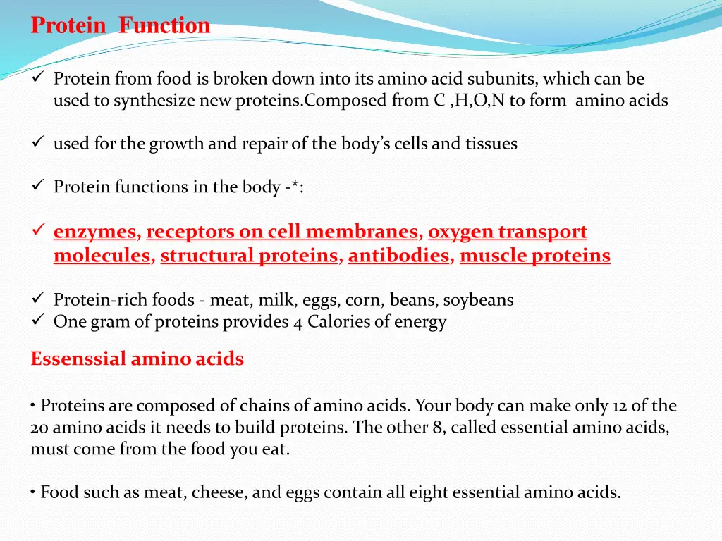 protein function