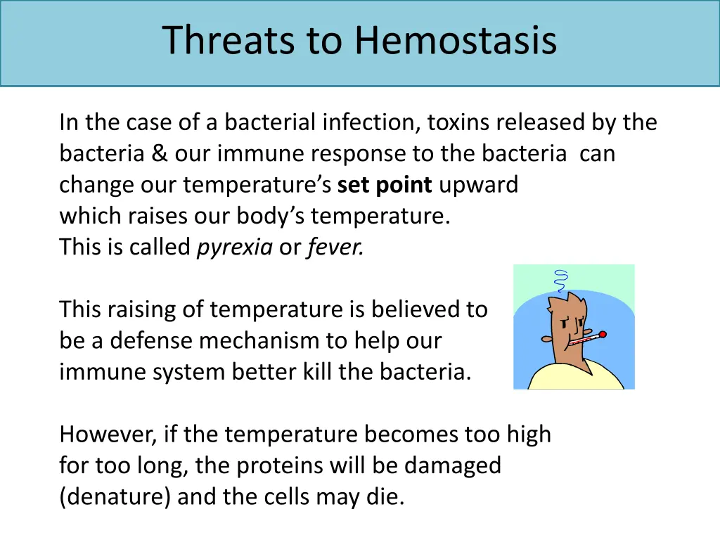 threats to hemostasis 1