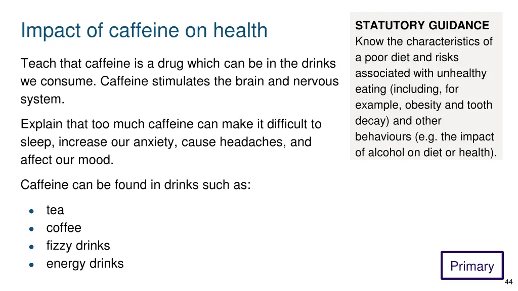 impact of caffeine on health