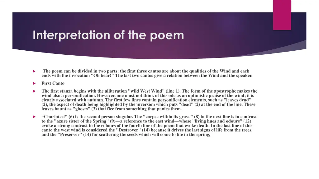 interpretation of the poem