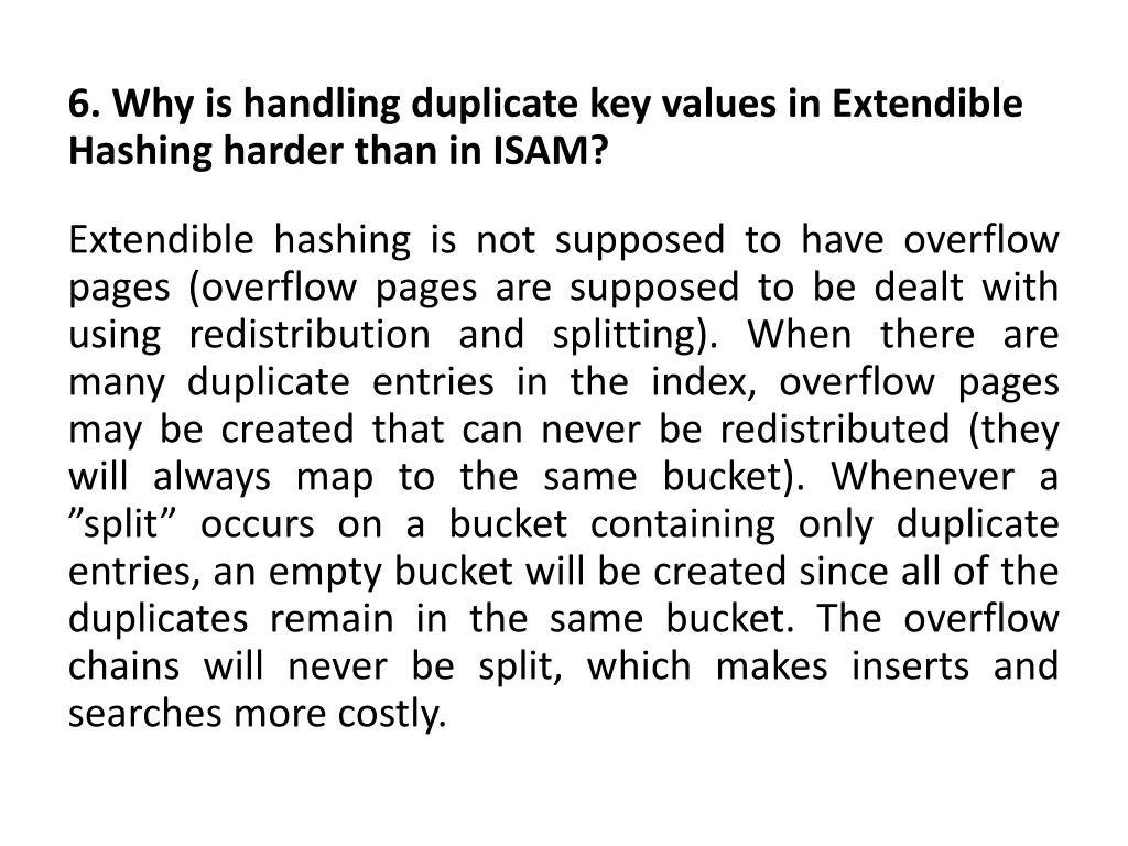 6 why is handling duplicate key values