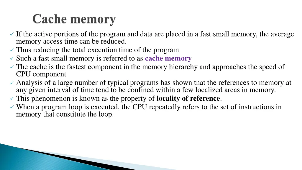 if the active portions of the program and data