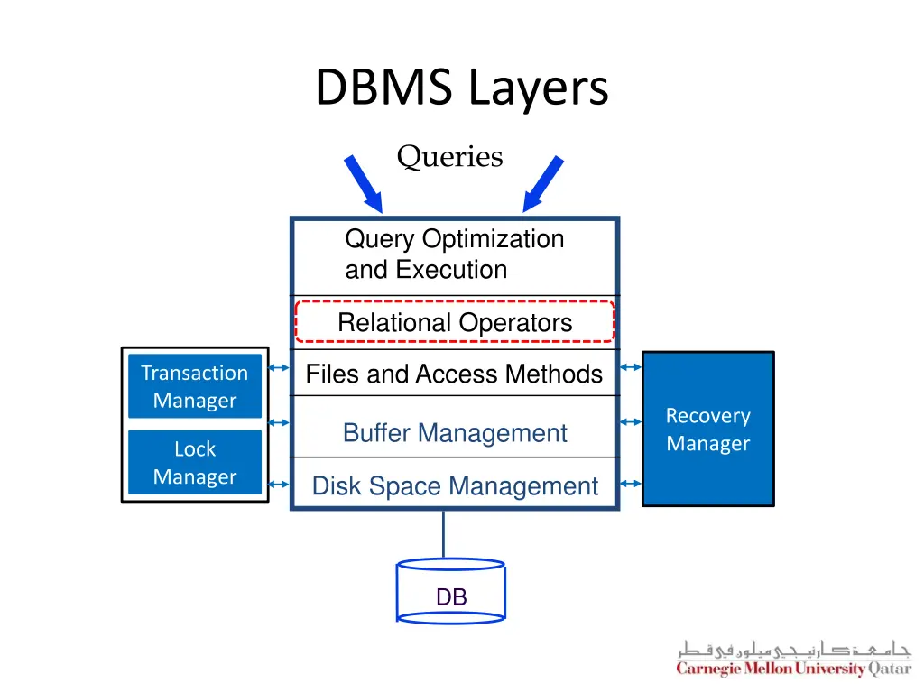 dbms layers