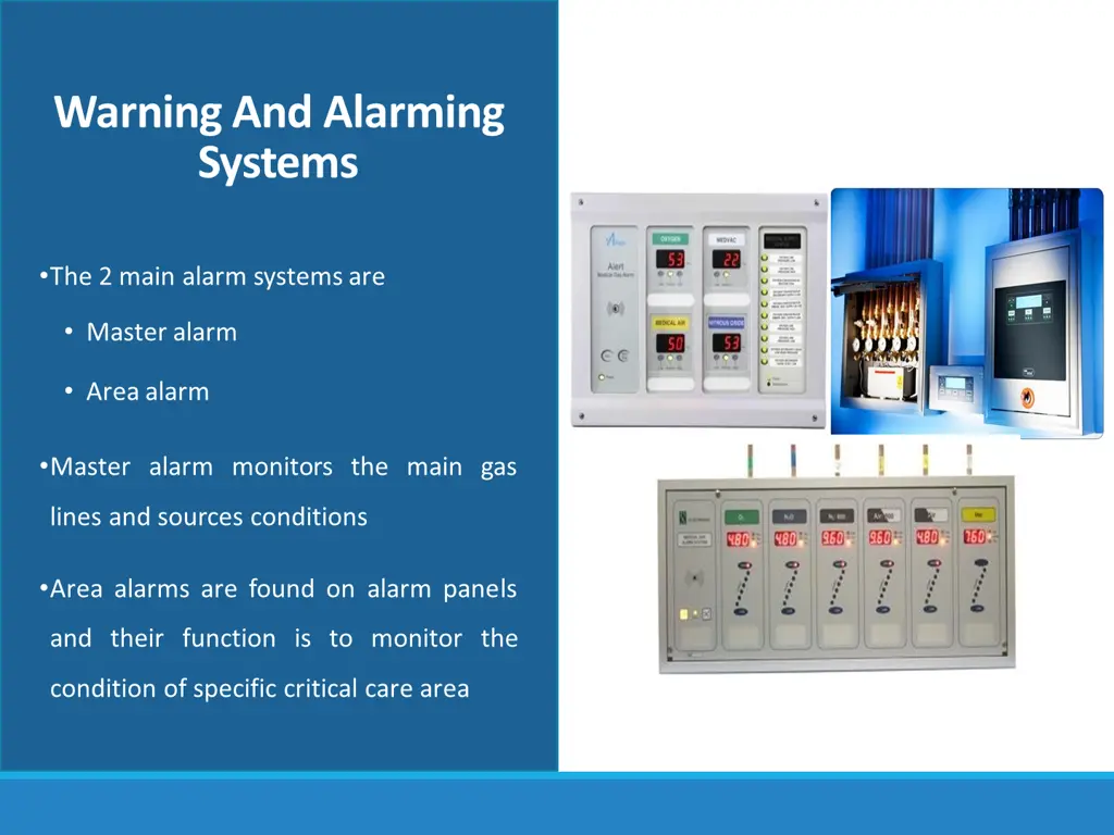 warning and alarming systems