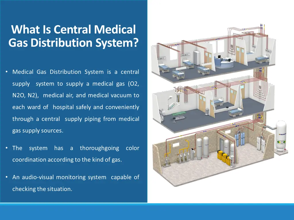 what is central medical gas distribution system