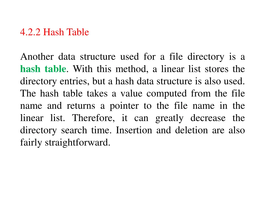 4 2 2 hash table