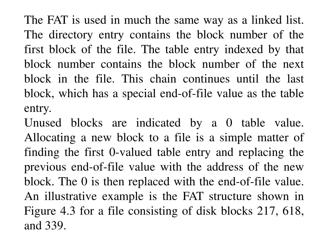 the fat is used in much the same way as a linked