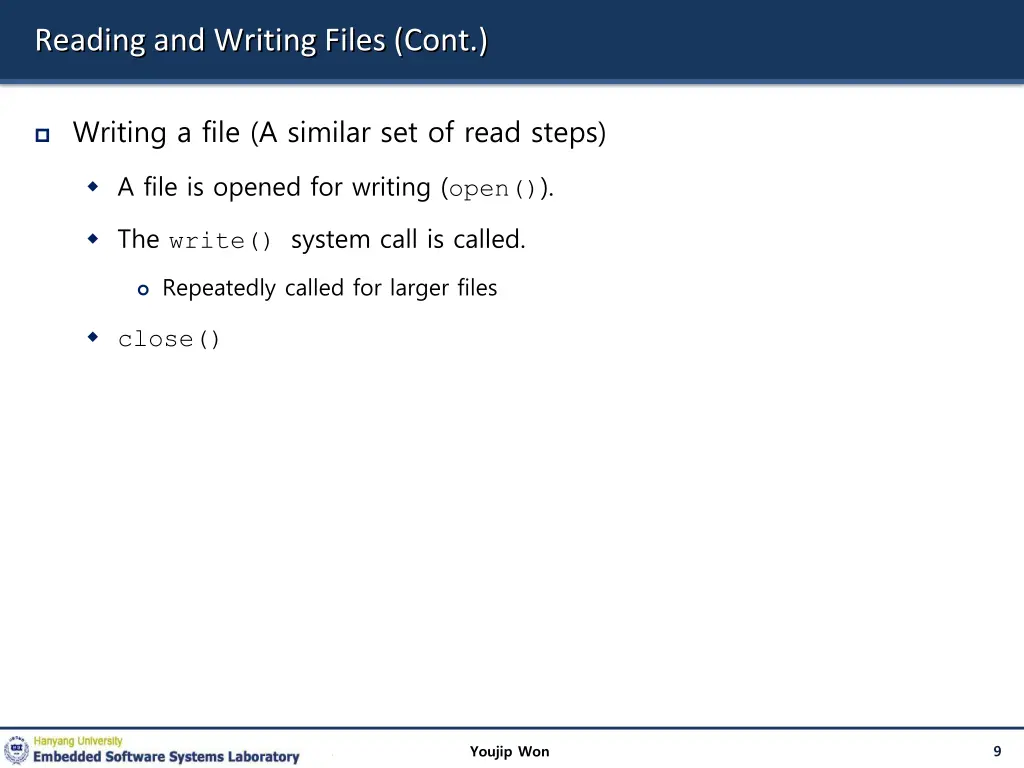 reading and writing files cont 1