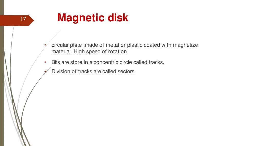 magnetic disk