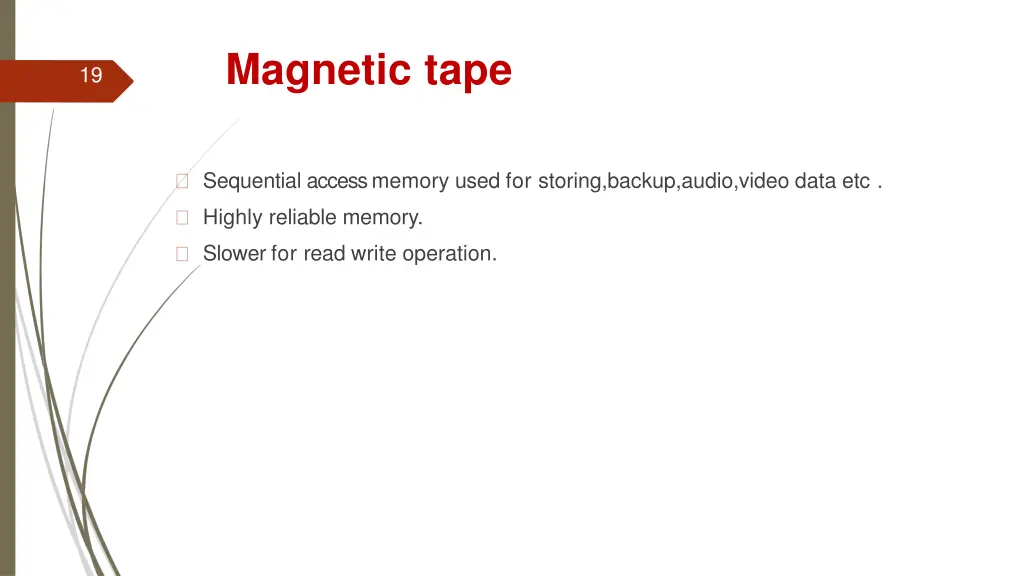 magnetic tape