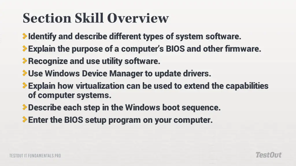 identify and describe different types of system