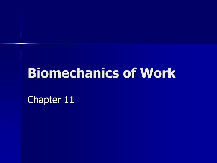 biomechanics of work