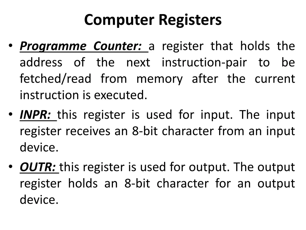 computer registers 2