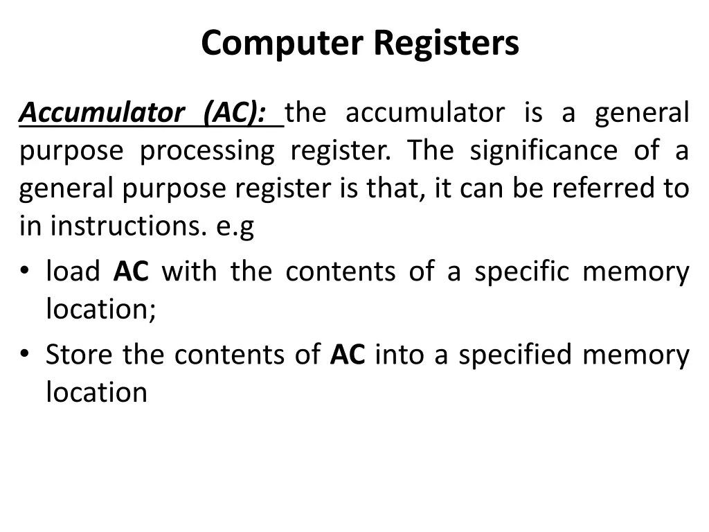 computer registers