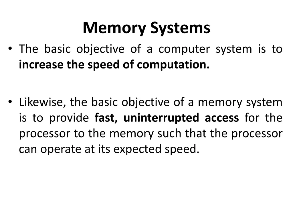 memory systems 3