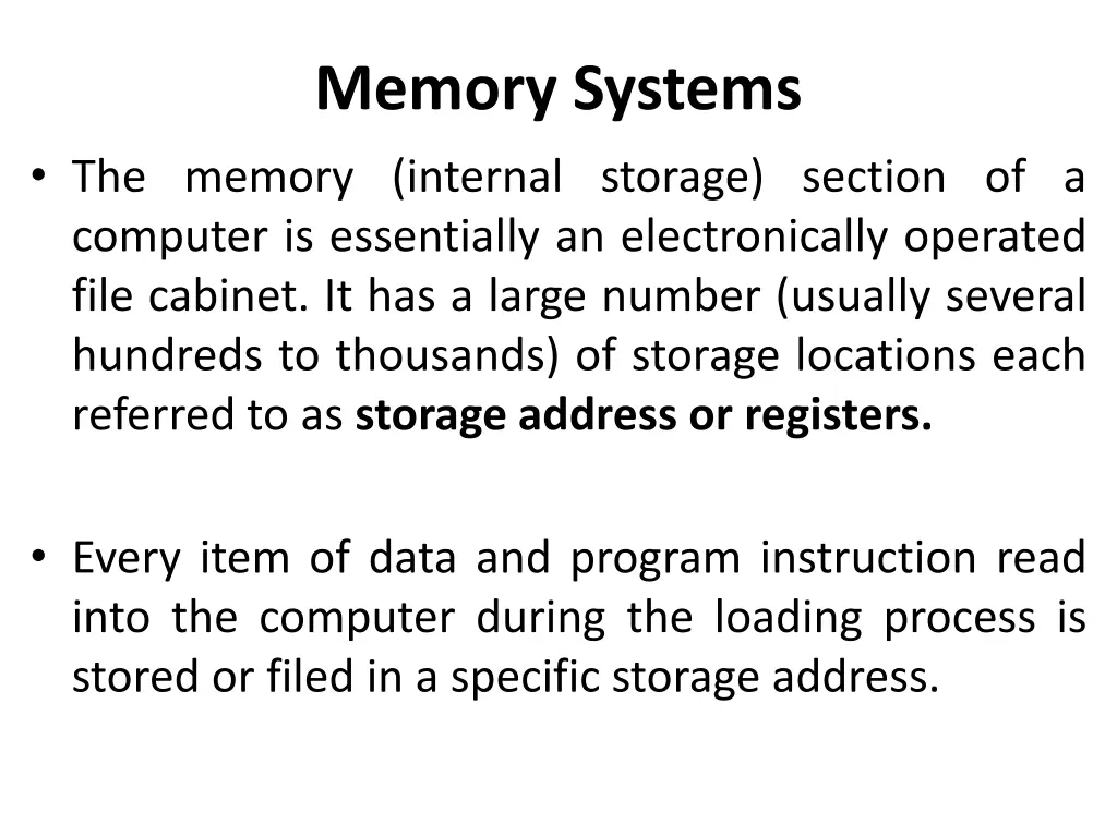 memory systems 4