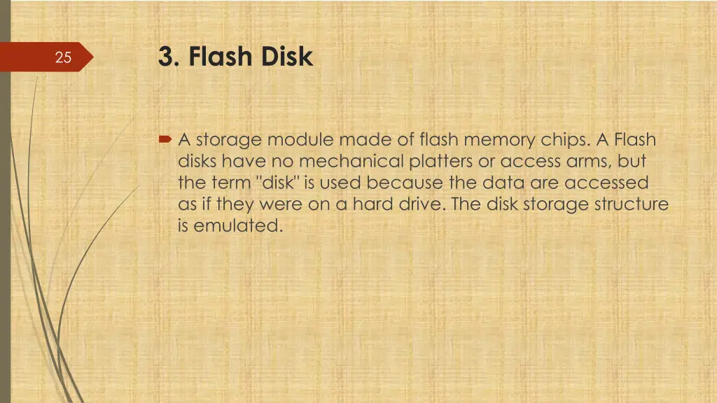 3 flash disk