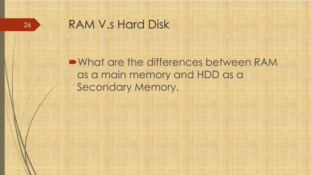 ram v s hard disk