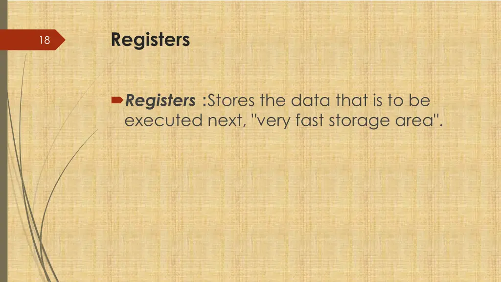 registers