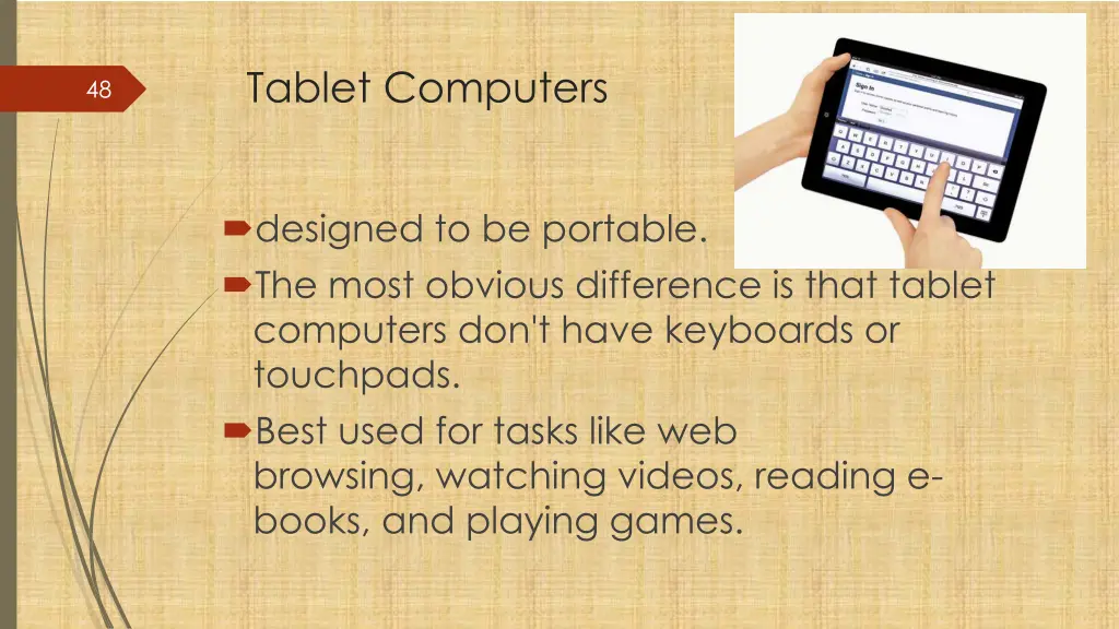 tablet computers