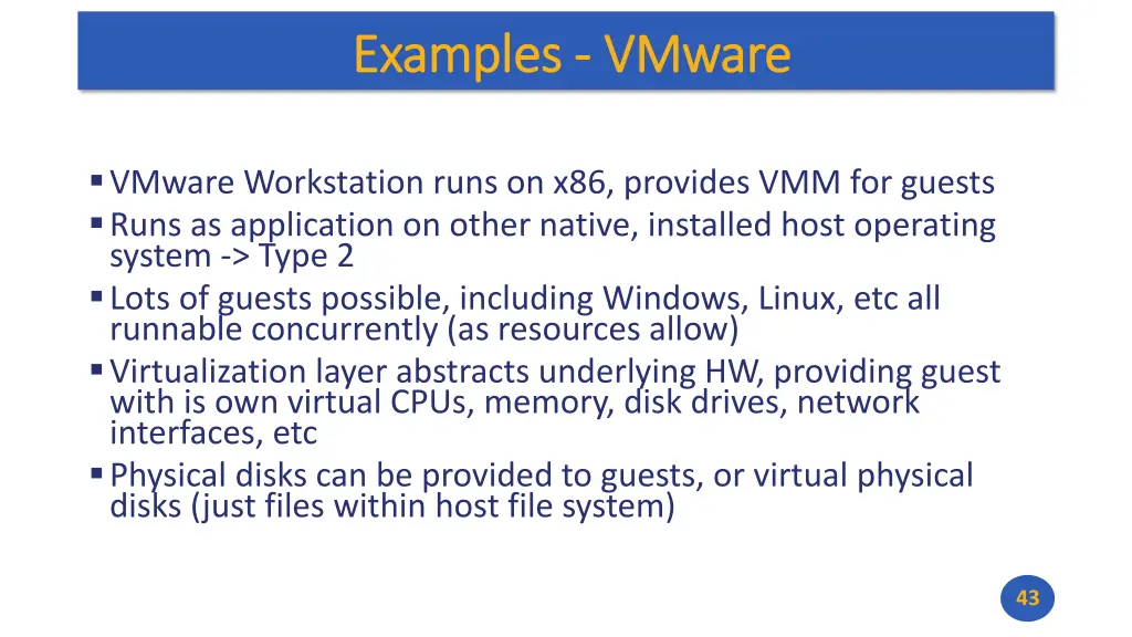 examples examples vmware