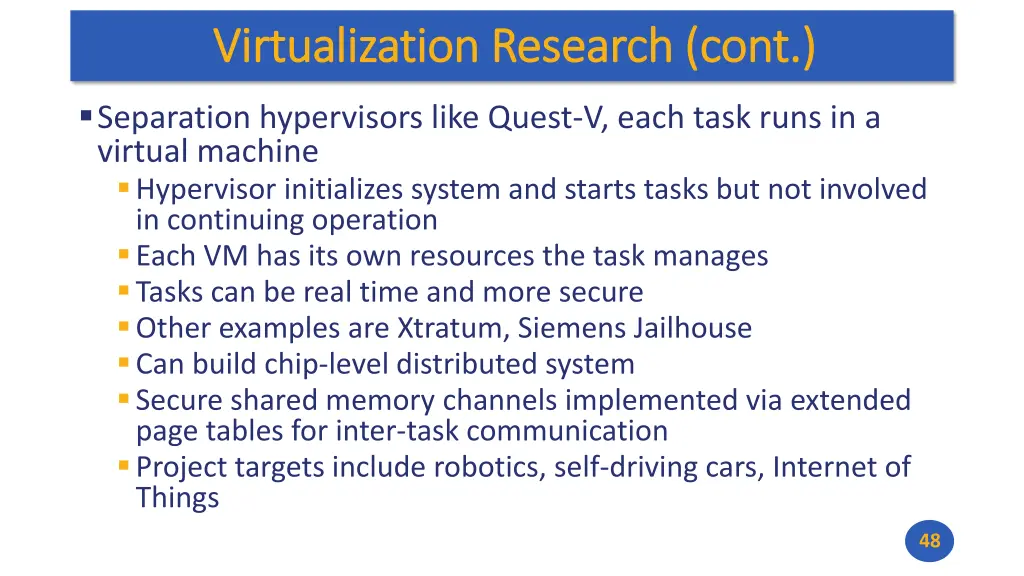 virtualization research cont virtualization