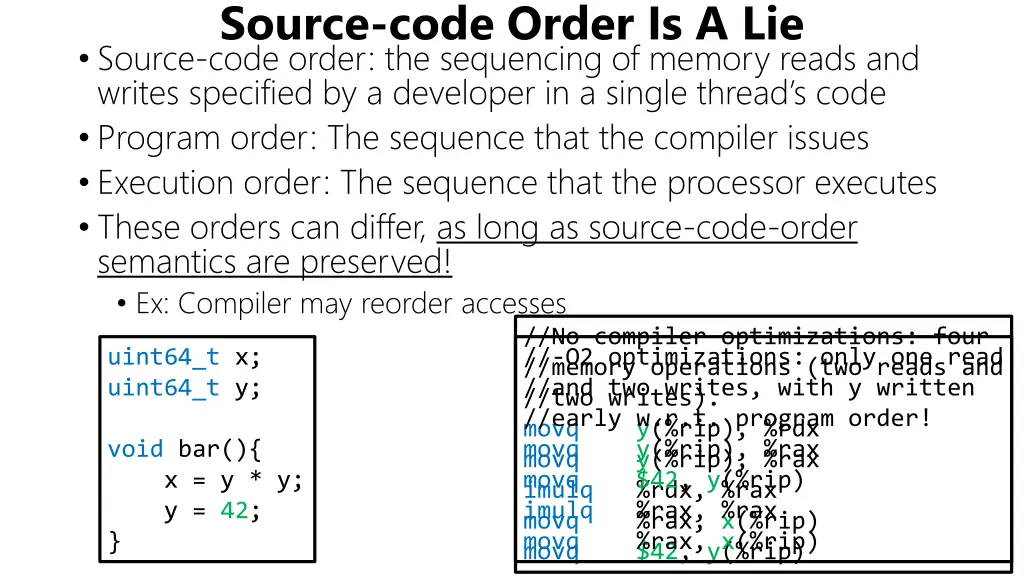 source code order is a lie source code order 1