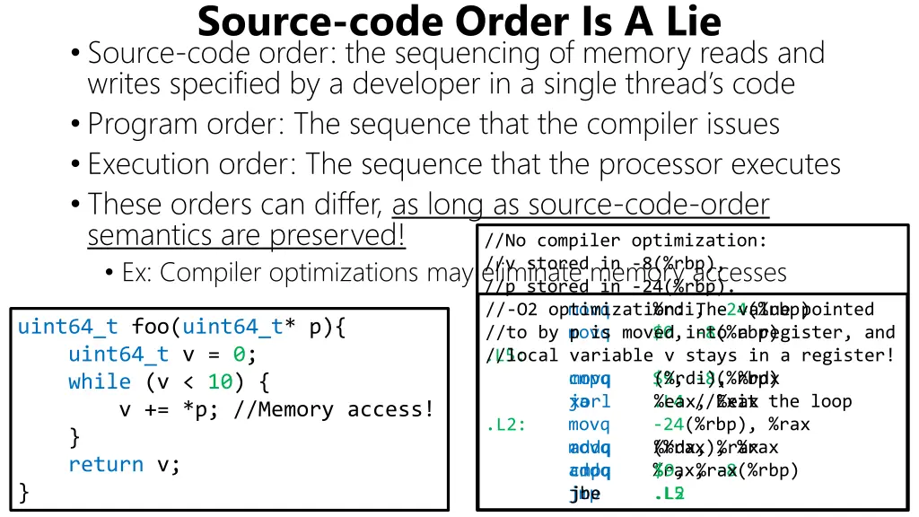 source code order is a lie source code order