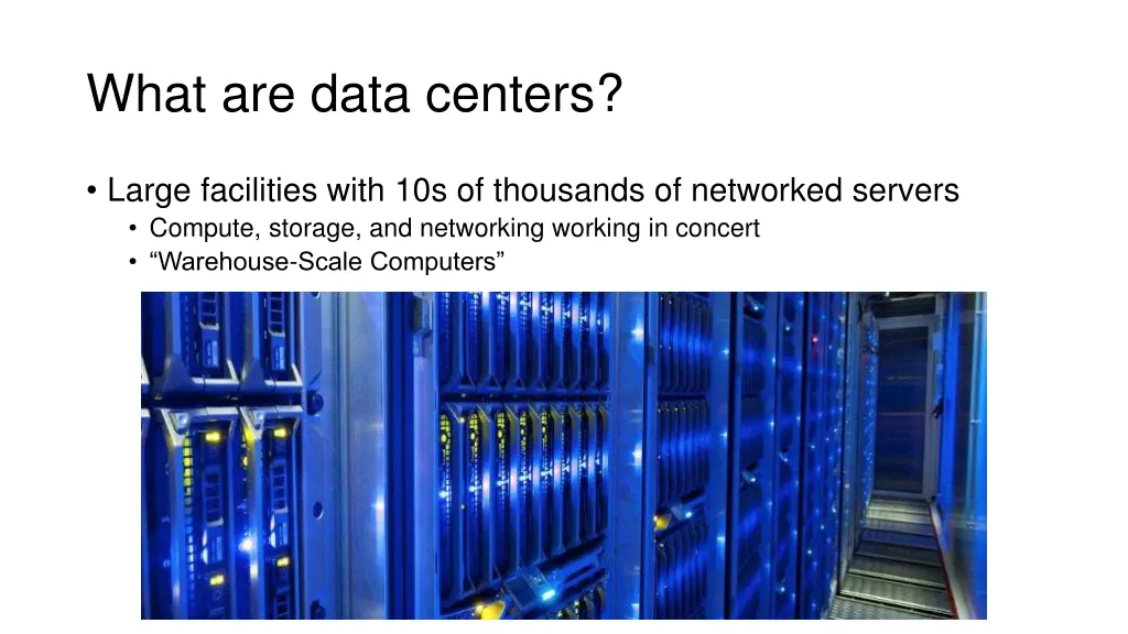 what are data centers