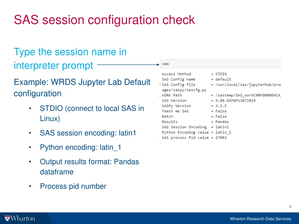 sas session configuration check