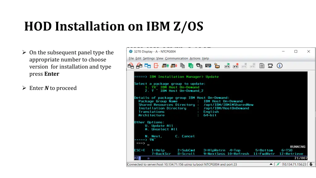 hod installation on ibm z os 11