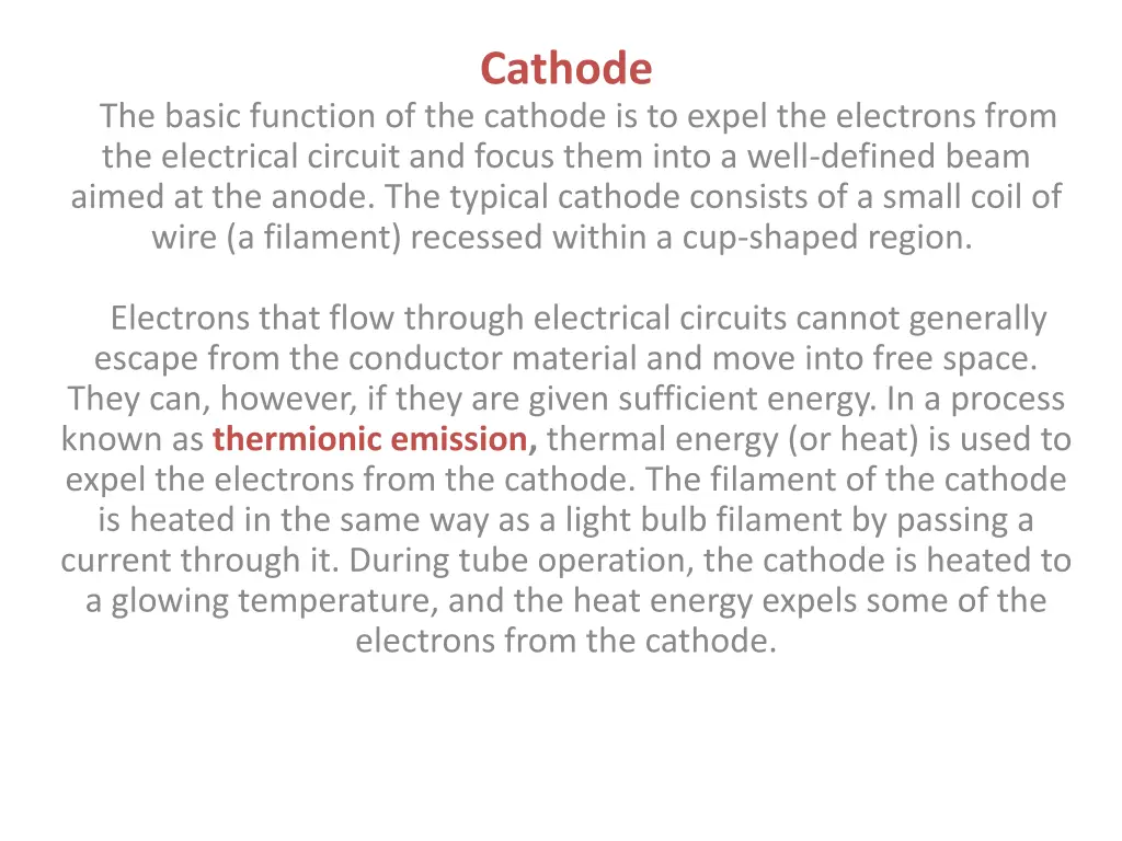 cathode