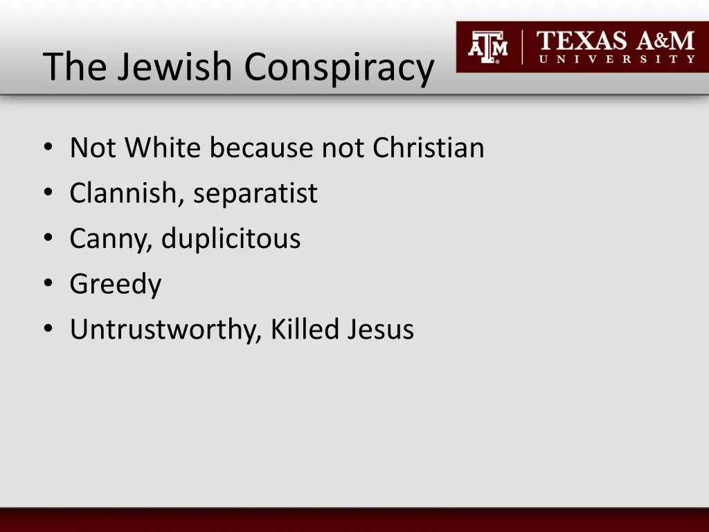 the jewish conspiracy