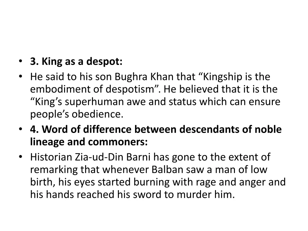 3 king as a despot he said to his son bughra khan