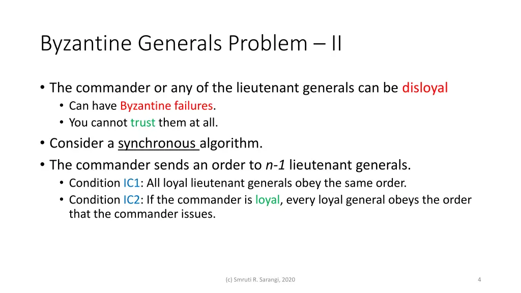 byzantine generals problem ii