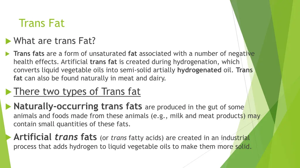 trans fat