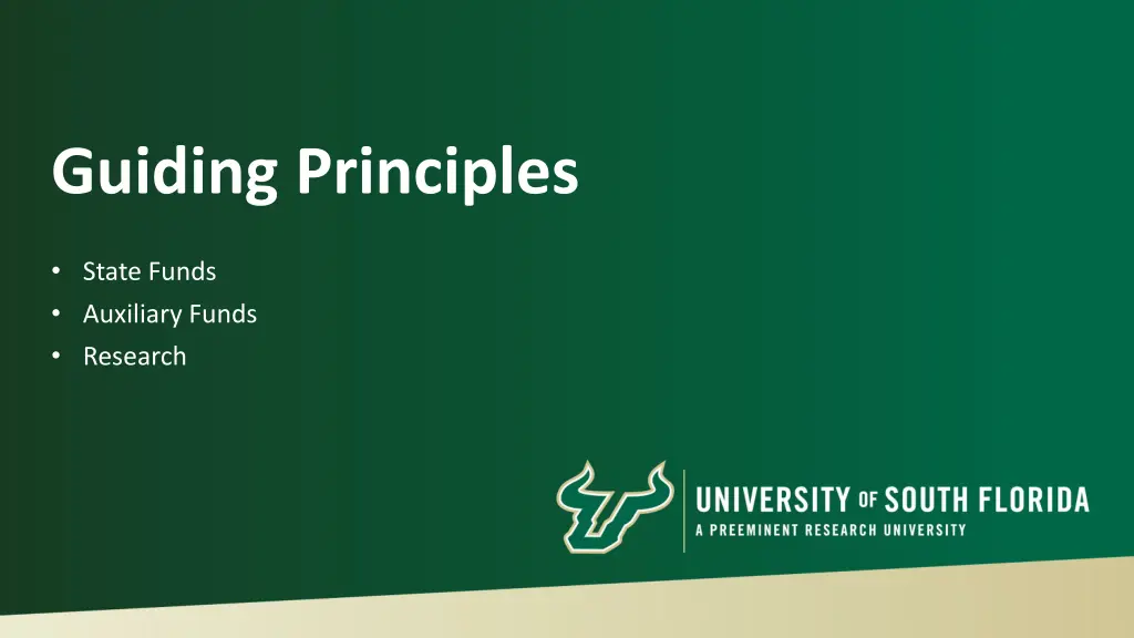 guiding principles