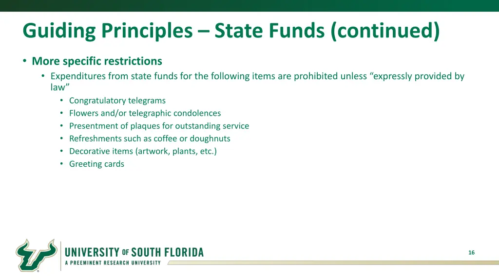 guiding principles state funds continued