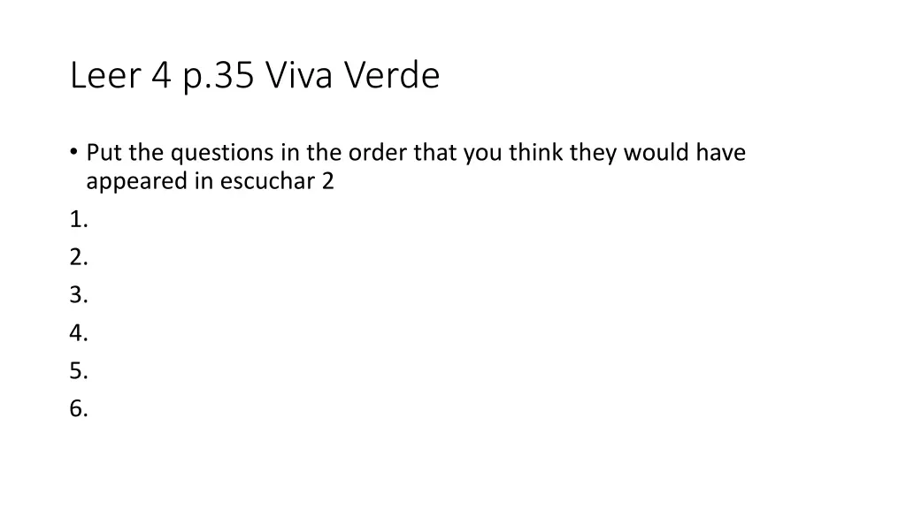 leer 4 p 35 viva verde